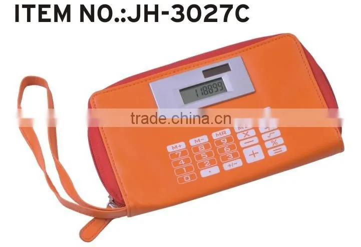 8 Digit Foldable Pocket Calculator Silicone Solar Calculator With Custom Logo