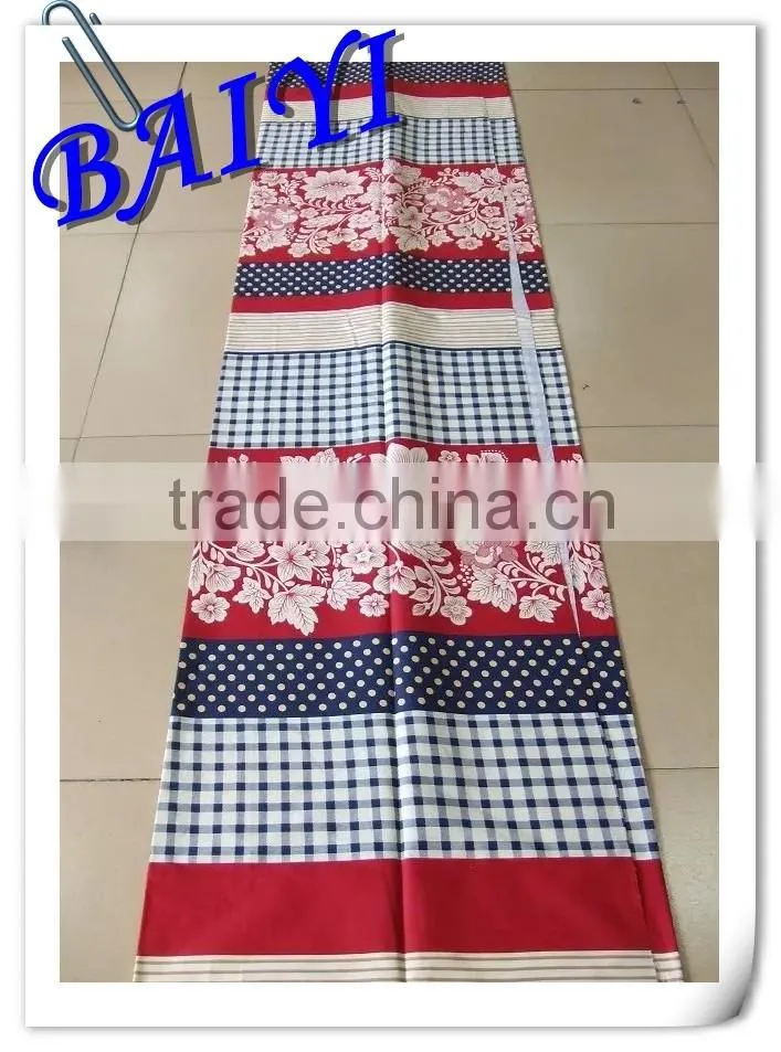 100% cotton fabrics differents colours ranging from white to deep colours and flower materials