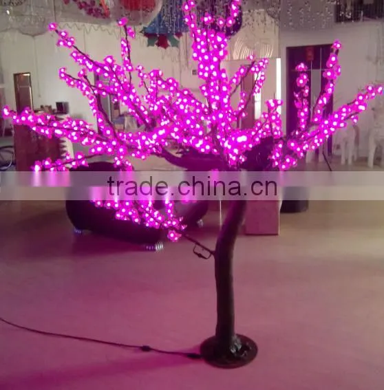 Miniature christmas tree light artificial plant and trees flower light christmas tree