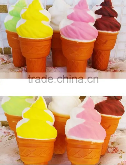 High Quality Top Imitation Artificial KFC Ice Cream Cone Fake Food Model Crafts- Yiwu Sanqi Crafts Factory