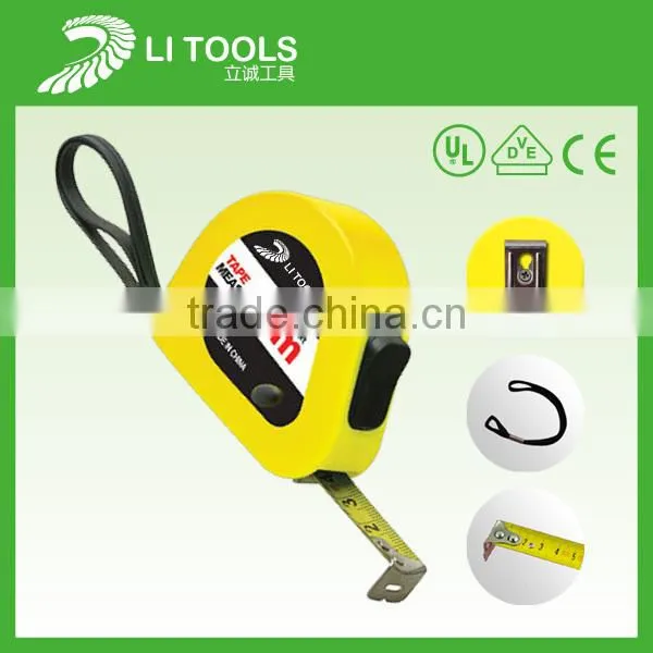 new design new ABS cheap rubber covered stainless measuring tape