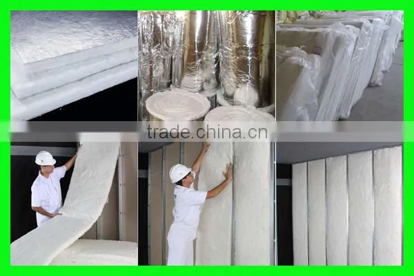 High Quality Heat Contracted Glass Wool Felt Roll