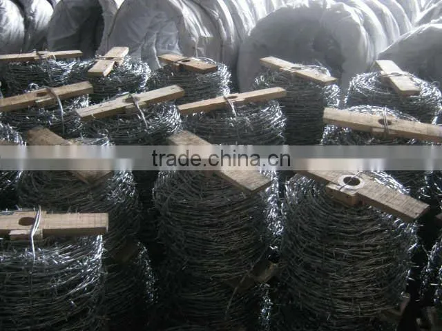 Hot Dipped Galvanized Spool Barbed Wire ( Direct Factoty )