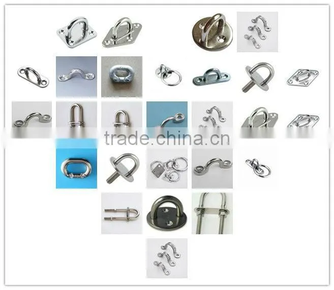 Stainless Steel Marine Square Pad Eye Plate