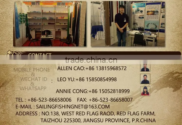 210D/4PLY 400MD 100M fishing net