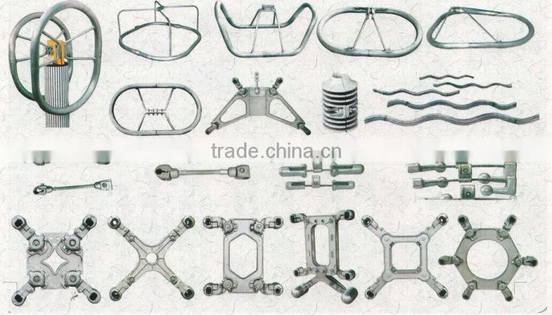 Professional OEM lost wax casting overhead line hardware electric fitting socket clevis with split pin