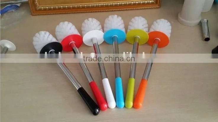 2016 newest high quality colorful cleaning plastic toilet brush holder
