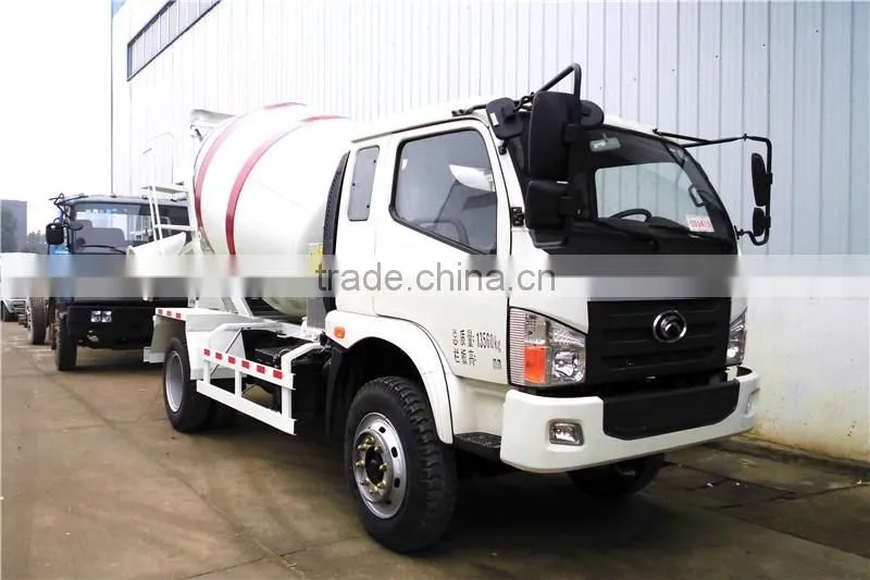 Facotry hot sale forland 4x2 4 cubic meters concrete mixer truck