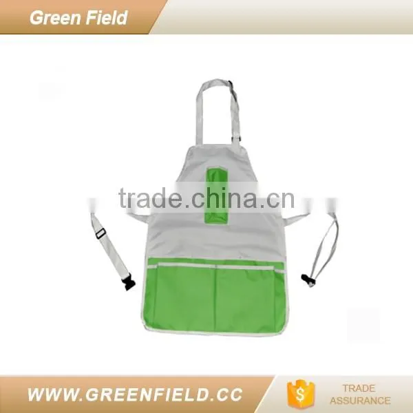 Canvas apron with garden tool