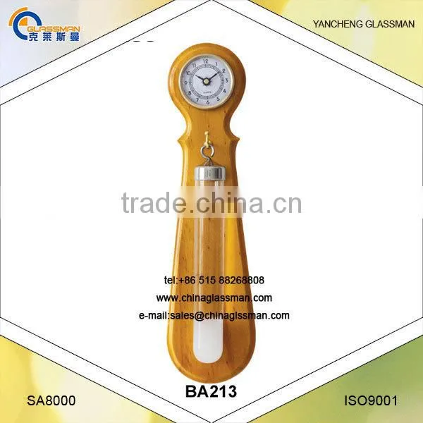 Weather Forecast Glass With Wooden Frame BA216-RD