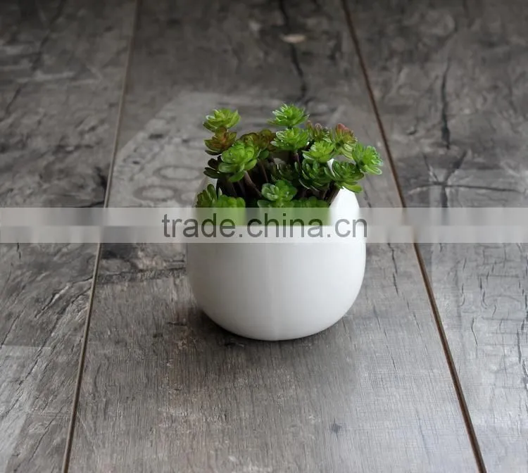 Desktop or hanging simple decoration succulent pot ceramic planter