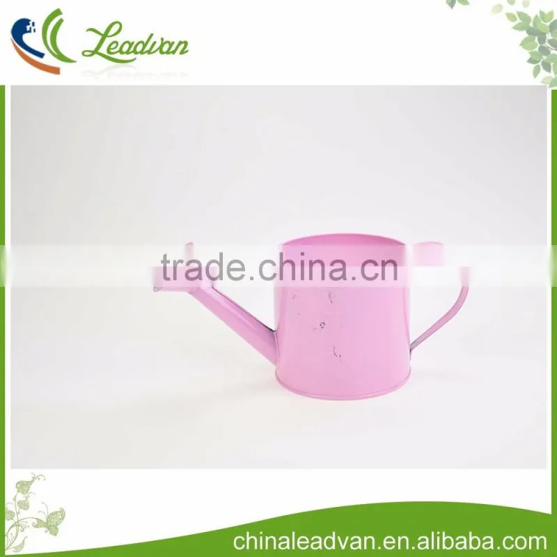 promotional cute decorative watering can with handle and long spout