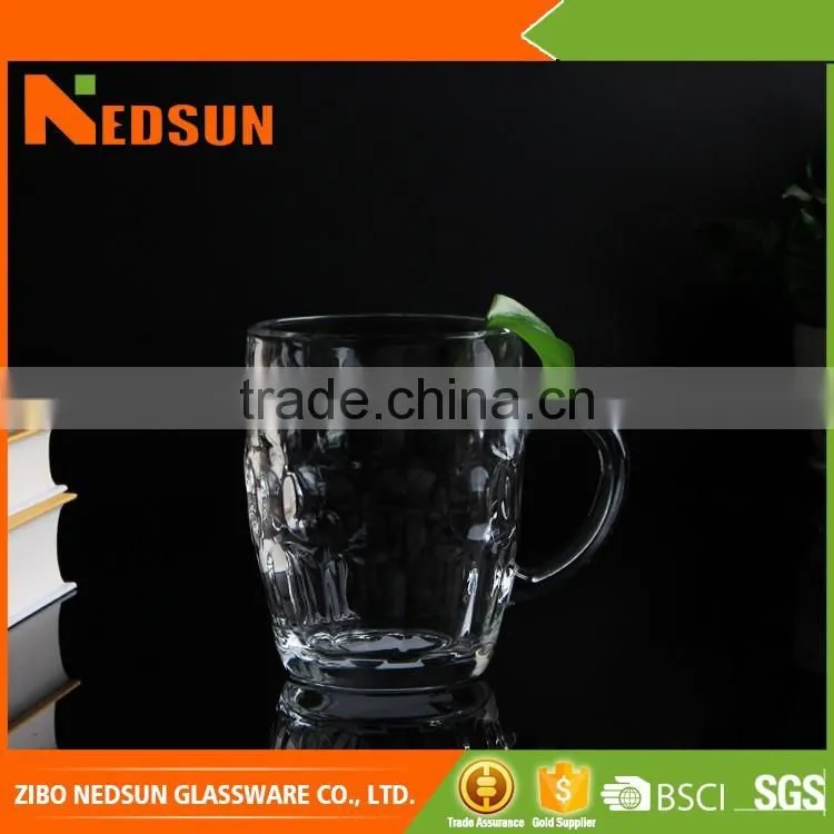 Top quality clear beer glass cup