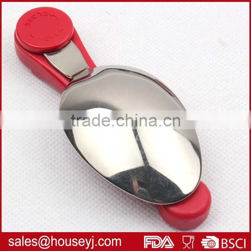 Picnic tableware Folding camping tool portable stainless steel fork outdoor tableware Spoon & Knife