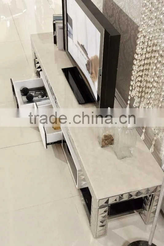 fantastic new style artificial marble top TV Stand E338