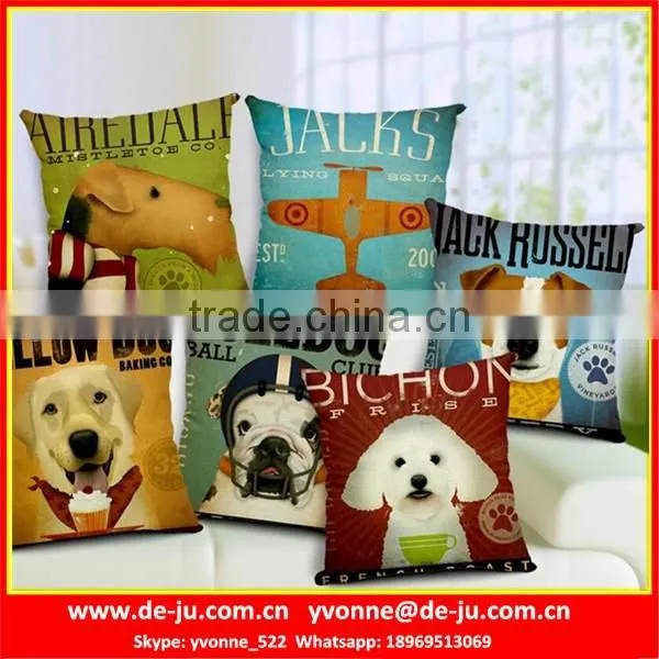 Fresh Landscape Girl Cover Fabric Cushion