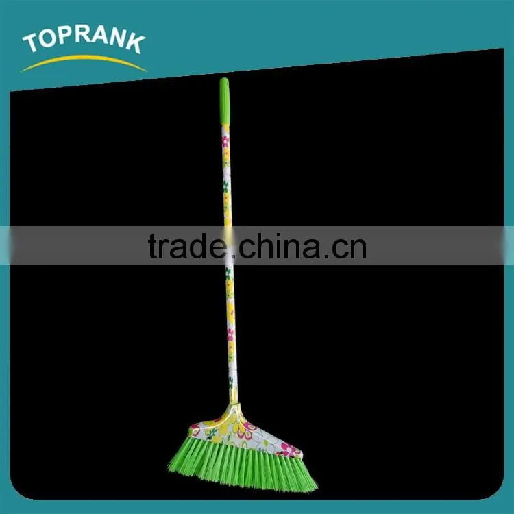 Toprank Household Cleaning Plastic Broom Dustpan Cleaning Set Plastic Broom Bristle With Soft Brush