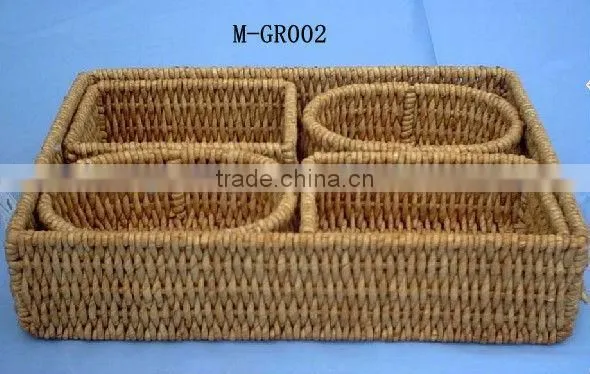 Small Rectangle sea grass basket &straw basket