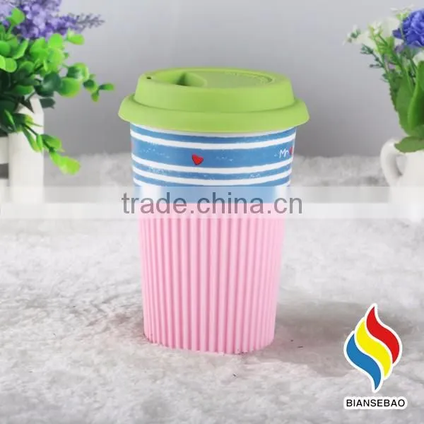 Mug cup travel mug starbucks coffee mug with silicone lid