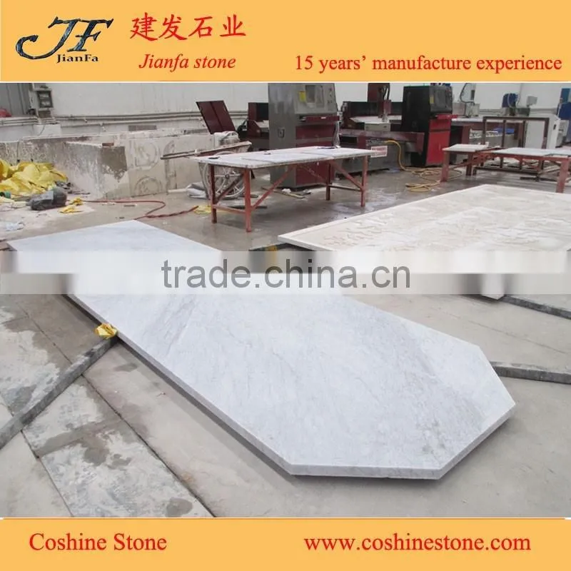 white marble table tops italian Bianco Carrara white countertop kitchen cabinets