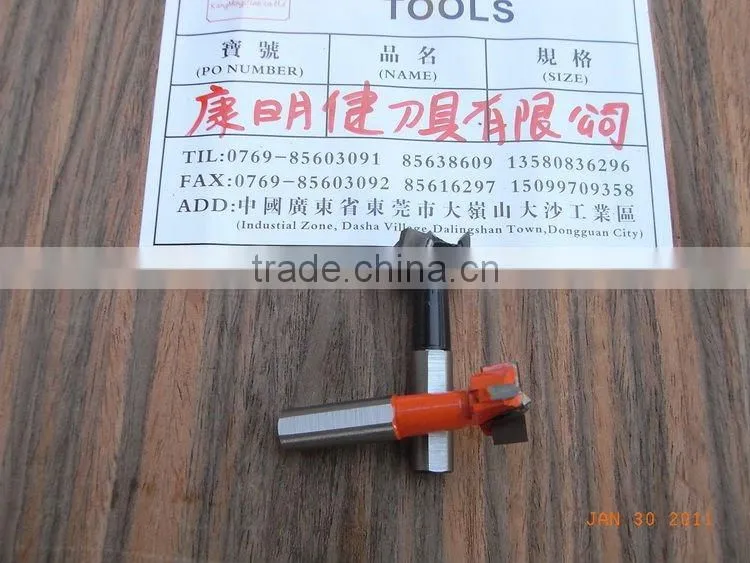 TCT hinge boring bits