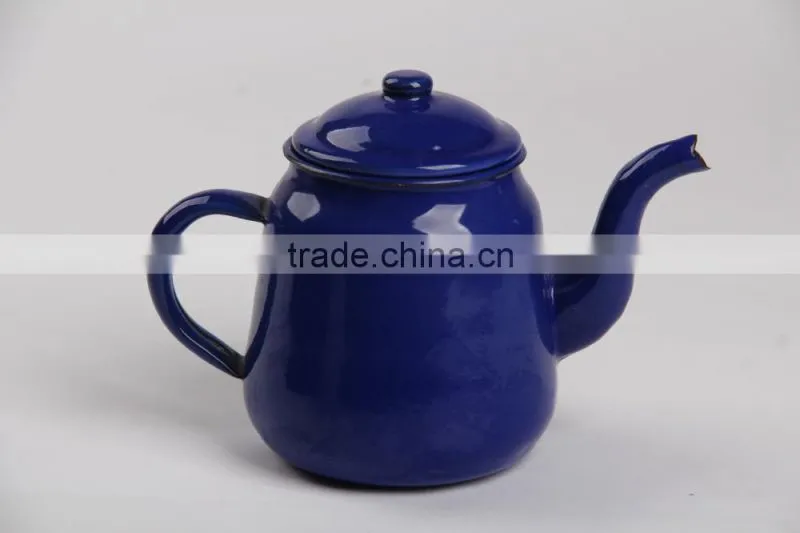 Hot sale 9-14cm enamel small tea kettle enamel tea pot