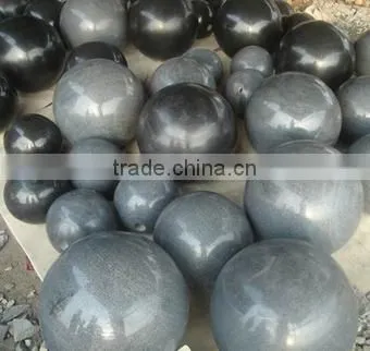 black granite stone balls