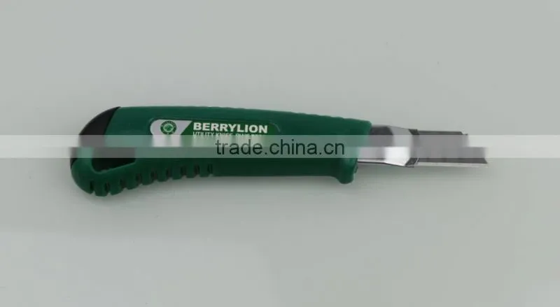 BERRYLION ABS 18mm blade cheap price cutting knife with blister packing