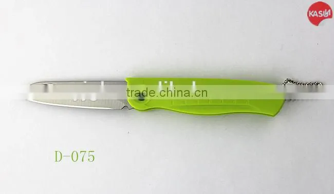 D-078 folding blade pocket knife with opener multi function kitchen knife set