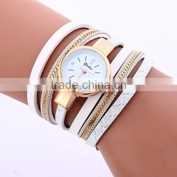 2017 Fashion Crystal Rhinestone Bracelet Women Dress Watches Ladies Quartz Wristwatches