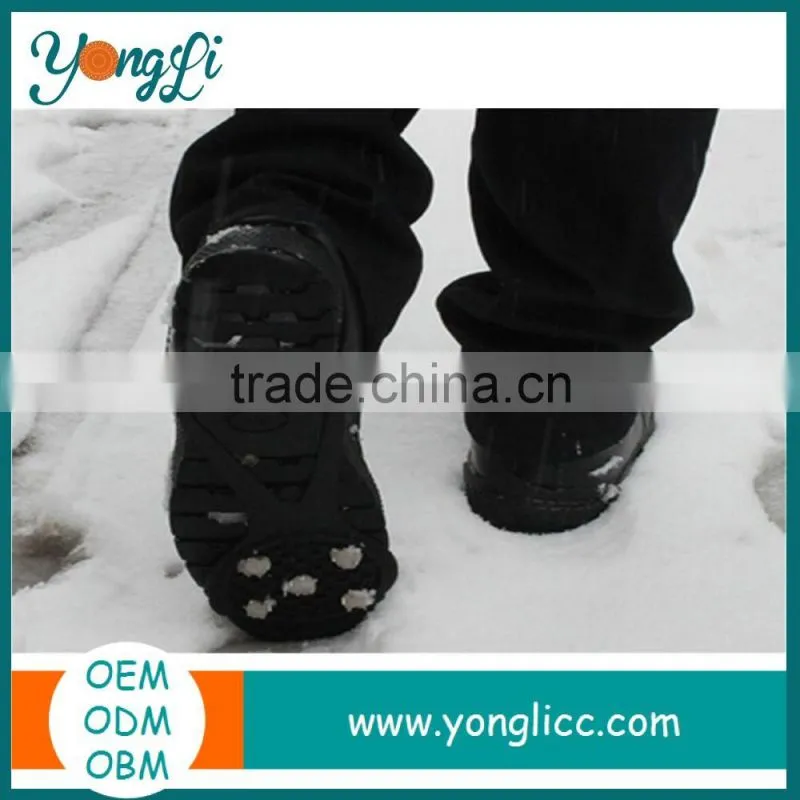 Winter Boot Tire Snow & Ice Grabber Studs Strap