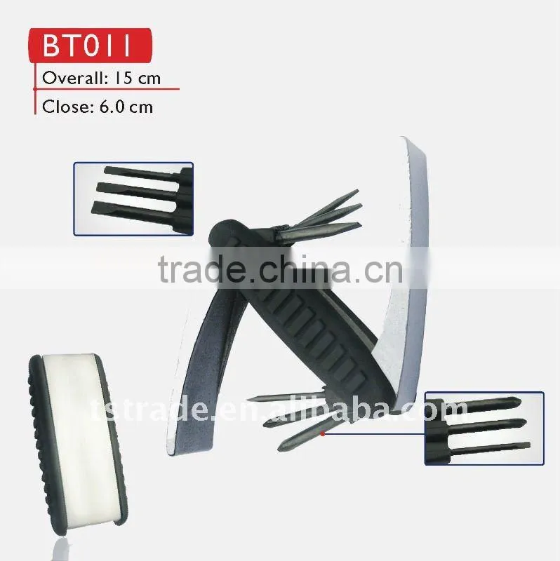 2014 LED light stainless steel hammer multi tools high carbon steel multiB-8981A