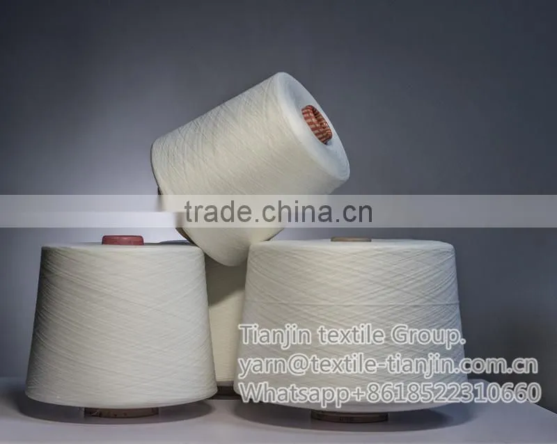100% spun poly yarn Ne: 20s - 60s