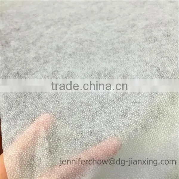 Hot melt fusing micro dot interlining 7025