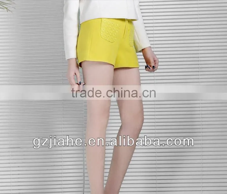 2014 Hot sale fluor short pant ,women pants