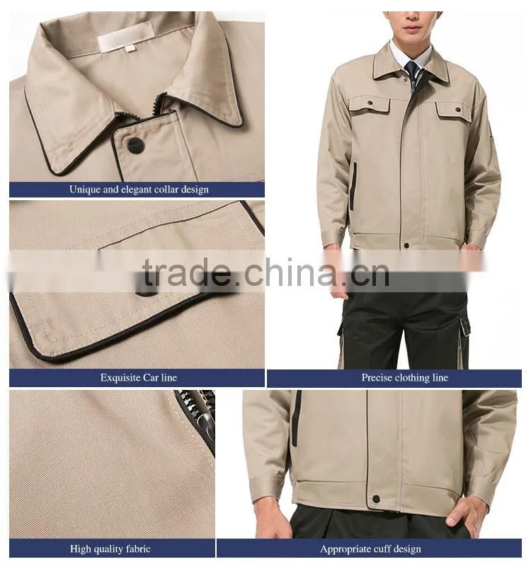 China Manufacture Colors Work Uniform Jackets For Man And Woman