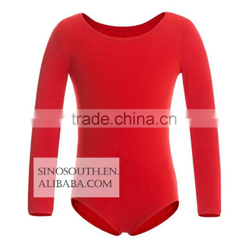 2017 Wholesale Kids Girl's Dance long sleeve toddler leotard gymnastics