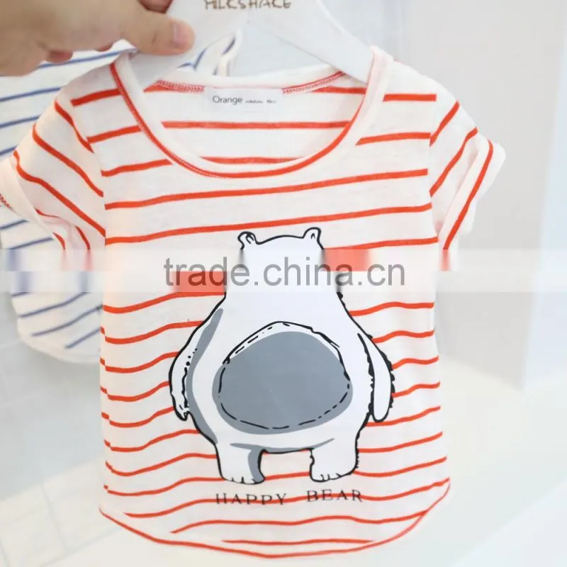print patterns of girls t shirts 2017 hot sells children's clothing