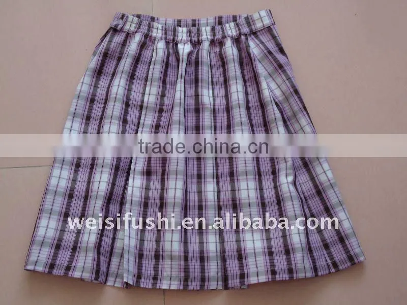 2013 New School Plaid Skirts Manufacturer