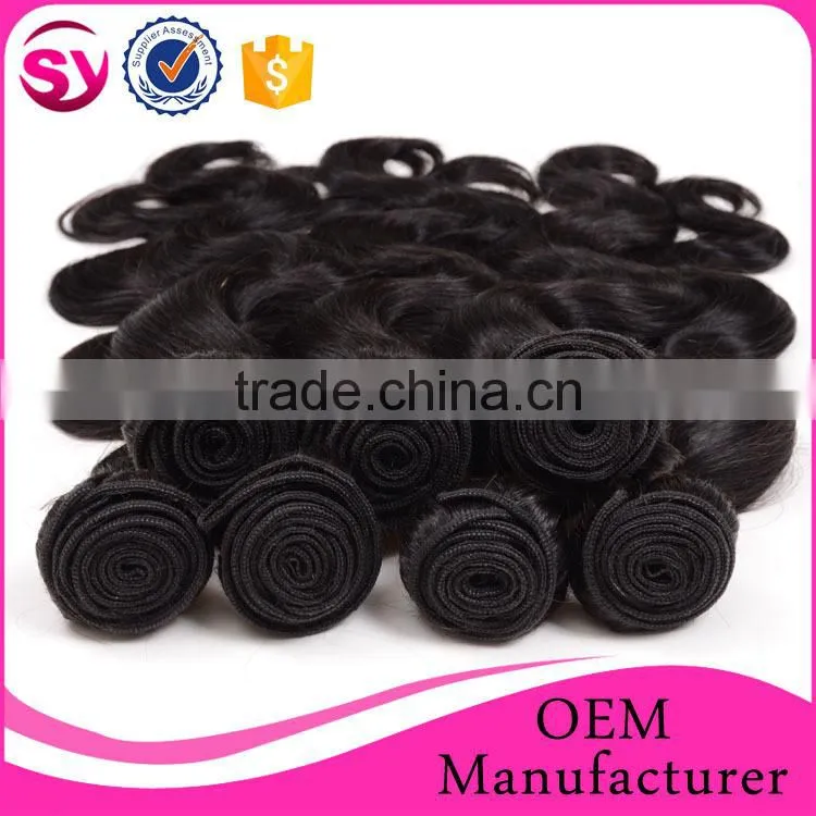 Alibaba Hair Products Unprocessed Body Wave 100% Virgin Remy Indian Temple Hair