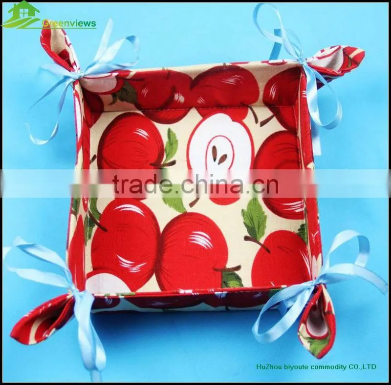 Foldable decorative fabric non-woven storage box with lid fabric storage box