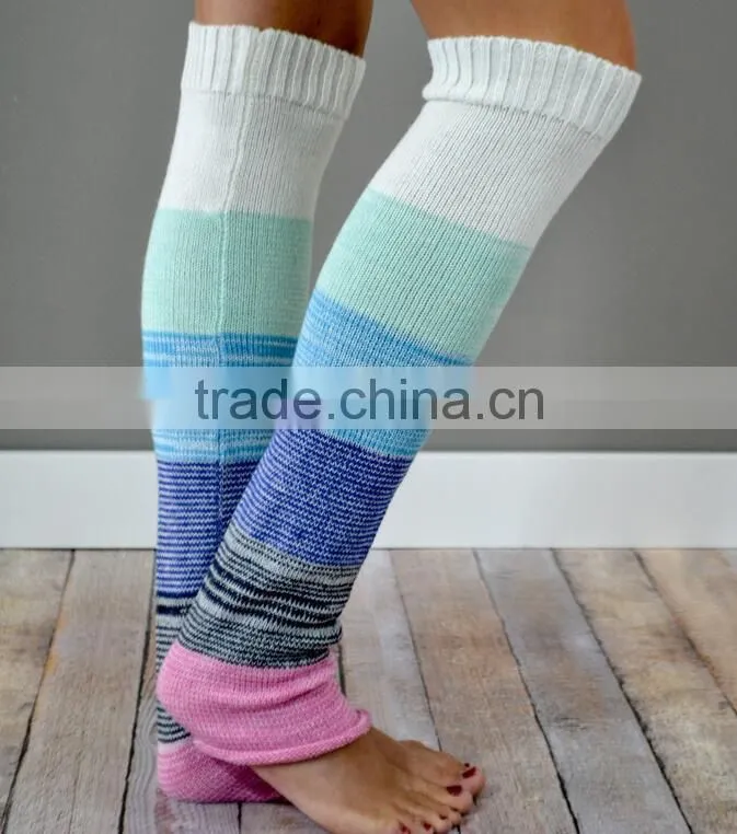 High Quality Woman Knitted Wool Boot Socks, Knitted Leg Warmers