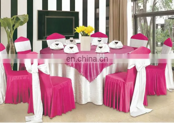 Newest Style Chiffon Ruffled Wedding Chair Cover Sash With Hood