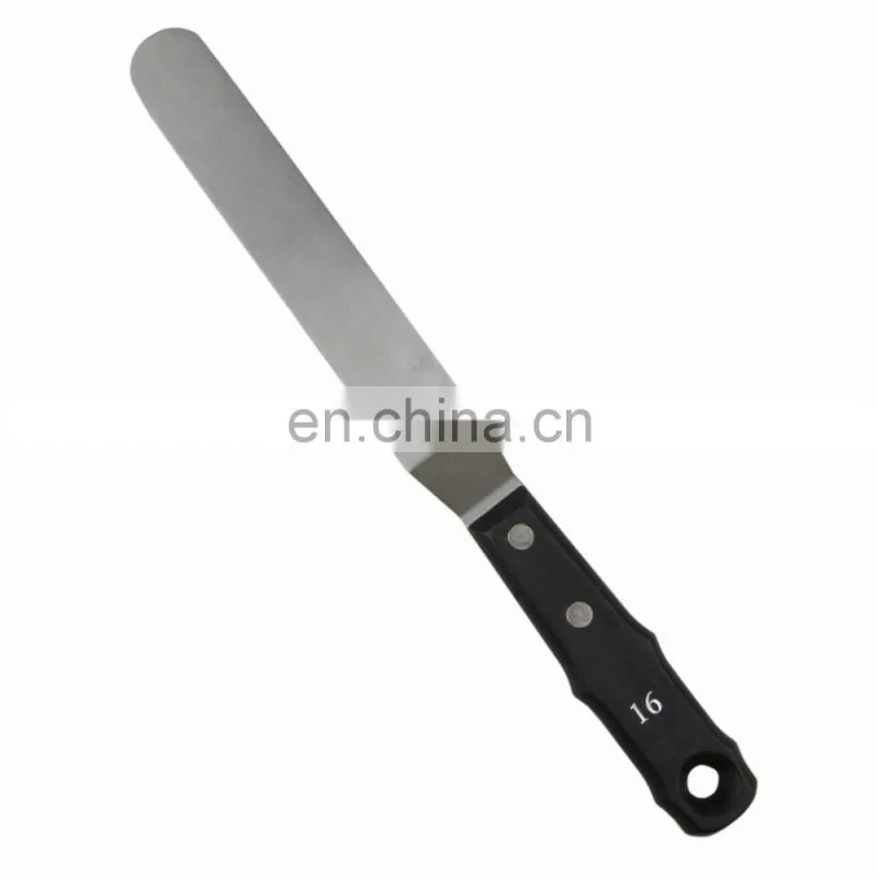 Black Wooden Handle Large Painting Knife