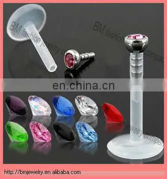Hot wholesale cheap lip rings labret piercing jewelry