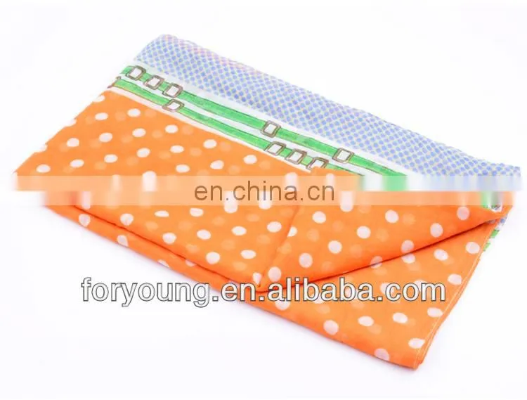 fashion polka dot printed scarf