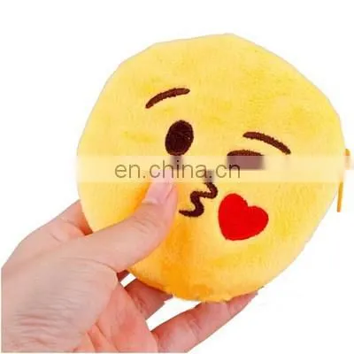 OEM&ODM Accepted Cheap Wholesale Custom Emoji Plush Keychain