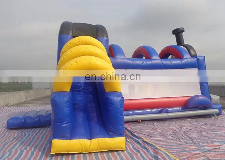 Hot sale Inflatable Bouncer slides combo Thomas Train
