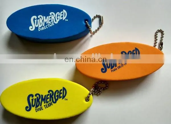 Custom shape EVA Floating keyring