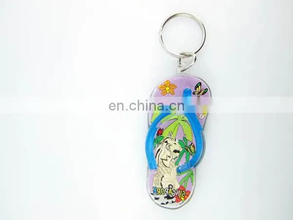 Custom logo surfboard shaped Acrylic keychain